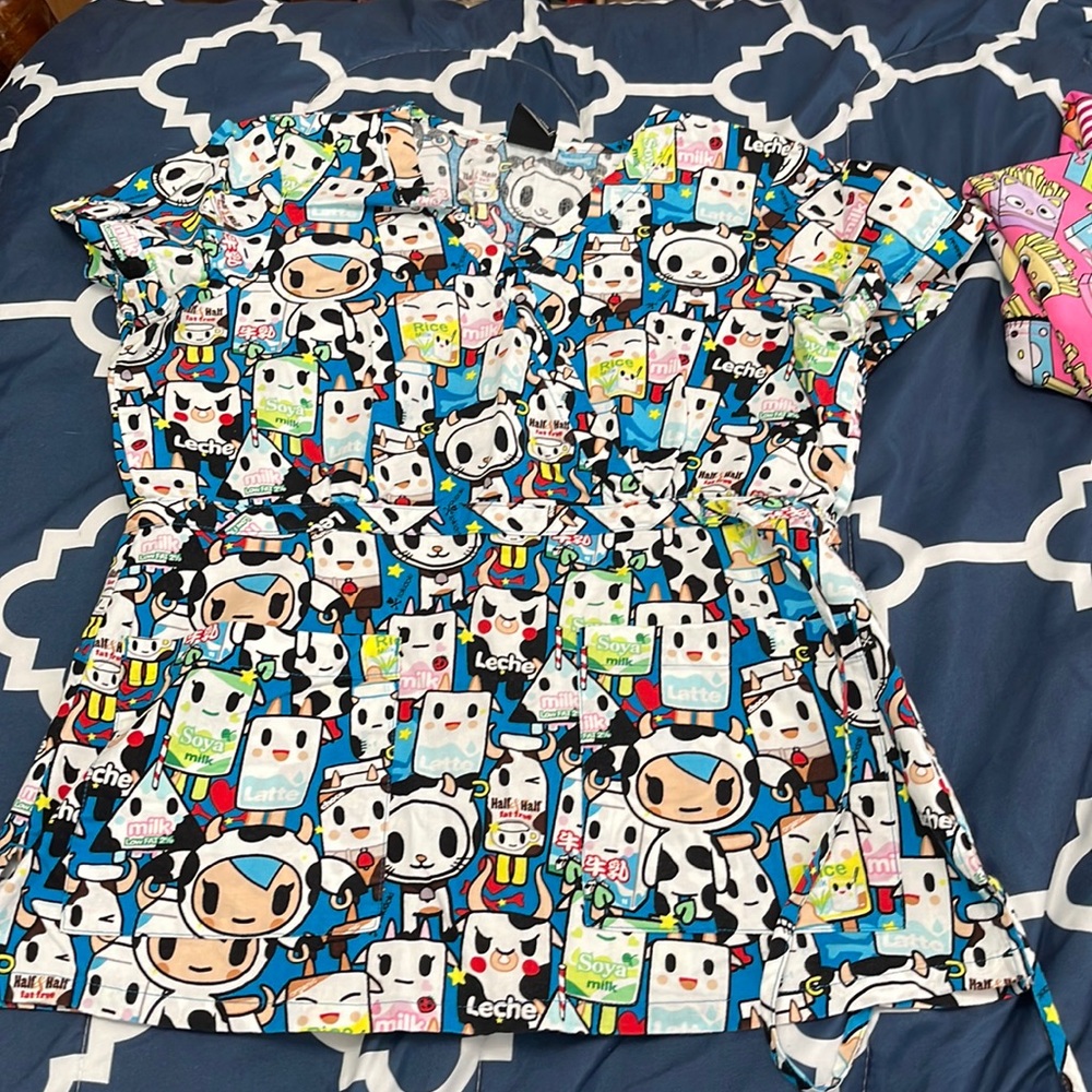 Gently used Tokidoki scrub top size S